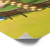 ハリーポッター™ゴールデンスニッチを求める ポスター (角)