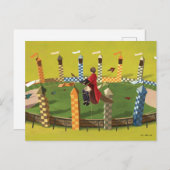 ハリーポッター™ゴールデンスニッチを求める ポストカード (正面/裏面)