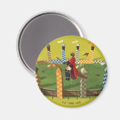 ハリーポッター™ゴールデンスニッチを求める マグネット (正面/裏面)