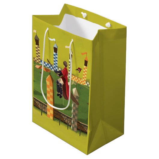 ハリーポッター™ゴールデンスニッチを求める ミディアムペーパーバッグ (正面アングル)