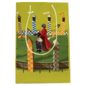 ハリーポッター™ゴールデンスニッチを求める ミディアムペーパーバッグ (正面)