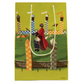 ハリーポッター™ゴールデンスニッチを求める ミディアムペーパーバッグ (裏面)