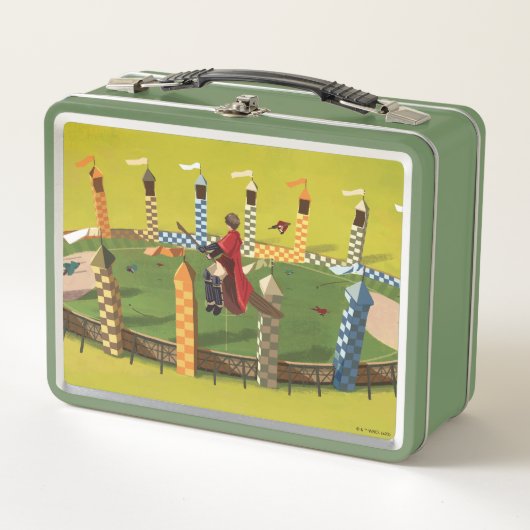 ハリーポッター™ゴールデンスニッチを求める メタルランチボックス (正面)