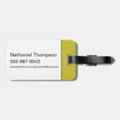 ハリーポッター™ゴールデンスニッチを求める ラゲッジタグ (裏面横)