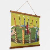 ハリーポッター™ゴールデンスニッチを求める 吊り下げ型タペストリー (傾斜あり)