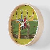 ハリーポッター™ゴールデンスニッチを求める 壁時計 (傾斜)