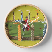 ハリーポッター™ゴールデンスニッチを求める 壁時計 (正面)