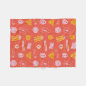 ハリーポッター™ |スペルのパターン フリースブランケット (正面(横))