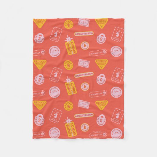 ハリーポッター™ |スペルのパターン フリースブランケット (正面)