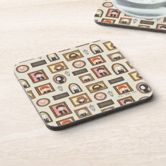 ハリーポッター™チビ（小さくかわいく書いた感じ）写真枠パターン コースター (左側)