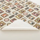 ハリーポッター™チビ(小さくかわいく書いた感じ)写真枠パターン シェルパブランケット (3/4)