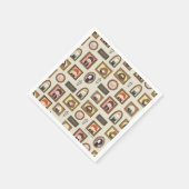 ハリーポッター™チビ(小さくかわいく書いた感じ)写真枠パターン スタンダードカクテルナプキン (角)