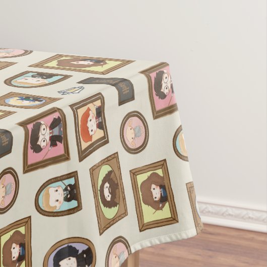 ハリーポッター™チビ(小さくかわいく書いた感じ)写真枠パターン テーブルクロス (インサイチュ)