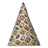 ハリーポッター™チビ（小さくかわいく書いた感じ）写真枠パターン パーティーハット (右)