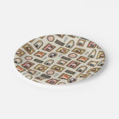 ハリーポッター™チビ(小さくかわいく書いた感じ)写真枠パターン ペーパープレート (アングル)