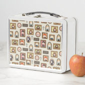 ハリーポッター™チビ（小さくかわいく書いた感じ）写真枠パターン メタルランチボックス (インサイチュ)