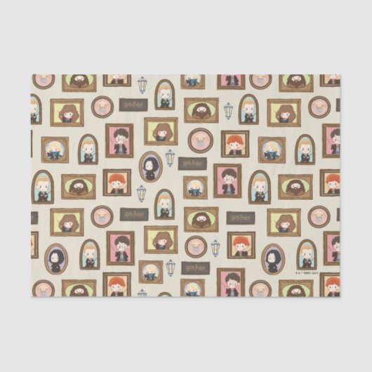 ハリーポッター™チビ(小さくかわいく書いた感じ)写真枠パターン 薄葉紙 (正面)