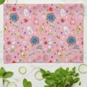 ハリーポッター™ |チョコレートフロッグ&キャンディパターン キッチンタオル (折り畳み)