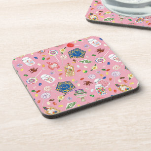 ハリーポッター™  チョコレートフロッグ&キャンディパターン コースター