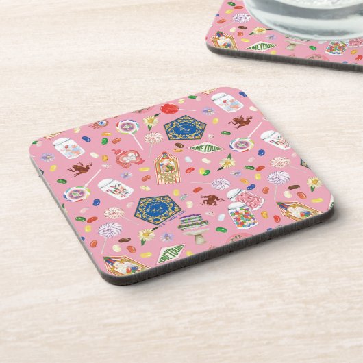 ハリーポッター™ |チョコレートフロッグ&キャンディパターン コースター (左側)