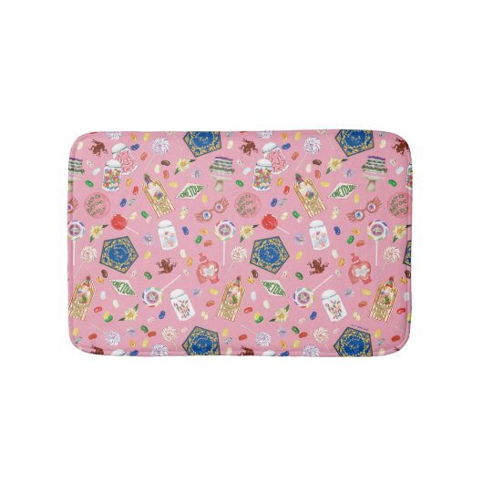 ハリーポッター™ |チョコレートフロッグ&キャンディパターン バスマット (正面)