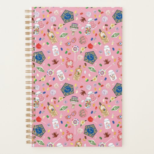 ハリーポッター™ |チョコレートフロッグ&キャンディパターン プランナー手帳 (正面)