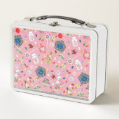 ハリーポッター™ |チョコレートフロッグ&キャンディパターン メタルランチボックス (正面)