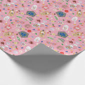 ハリーポッター™ |チョコレートフロッグ&キャンディパターン ラッピングペーパー (角)