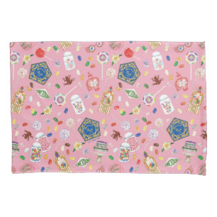 ハリーポッター™  チョコレートフロッグ&キャンディパターン 枕カバー