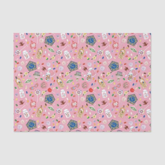 ハリーポッター™ |チョコレートフロッグ&キャンディパターン 薄葉紙 (正面)