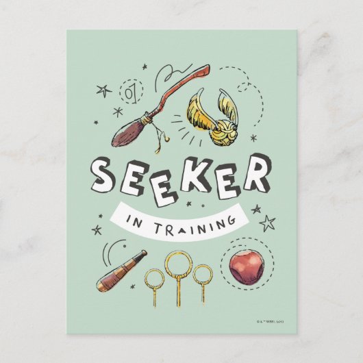 ハリーポッター™ |トレーニングのシーカー ポストカード (正面)