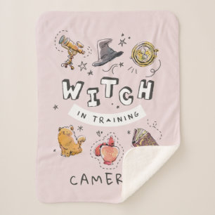 ハリーポッター™  トレーニング中の魔女 シェルパブランケット