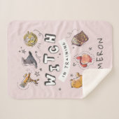 ハリーポッター™ |トレーニング中の魔女 シェルパブランケット (正面(横))