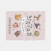 ハリーポッター™ |トレーニング中の魔女 フリースブランケット (正面(横))