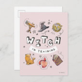 ハリーポッター™ |トレーニング中の魔女 ポストカード (正面/裏面)