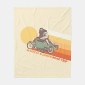 ハリーポッター™ ハグリッドの魔法の夏のロードトリップ フリースブランケット (正面)