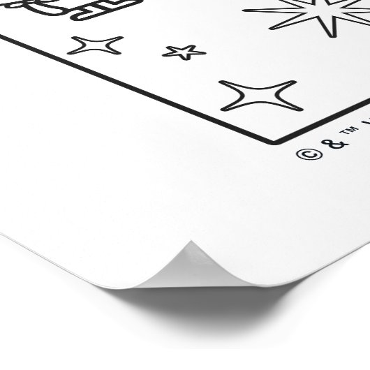 ハリーポッター™パーソナライズされた誕生日着色 ポスター (角)