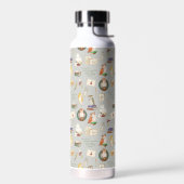 ハリーポッター™ |フクロウ文字のパターン ウォーターボトル (左面)