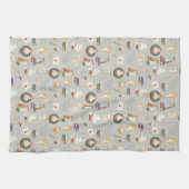 ハリーポッター™ |フクロウ文字のパターン キッチンタオル (横)