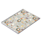 ハリーポッター™ |フクロウ文字のパターン ノートブック (左側)