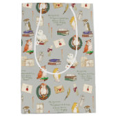 ハリーポッター™ |フクロウ文字のパターン ミディアムペーパーバッグ (正面)