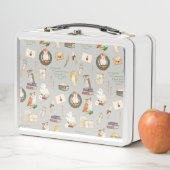 ハリーポッター™ |フクロウ文字のパターン メタルランチボックス (インサイチュ)