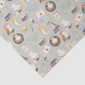 ハリーポッター™ |フクロウ文字のパターン 薄葉紙 (詳細)