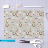 ハリーポッター™ |フクロウ文字のパターン 薄葉紙 (クラフト)