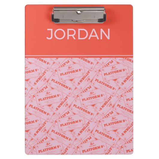 ハリーポッター™ |プラットフォー9 3/4列車チケット クリップボード (正面)