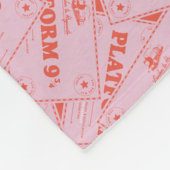 ハリーポッター™ |プラットフォー9 3/4列車チケット フリースブランケット (角)