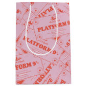 ハリーポッター™ |プラットフォー9 3/4列車チケット ミディアムペーパーバッグ (正面)