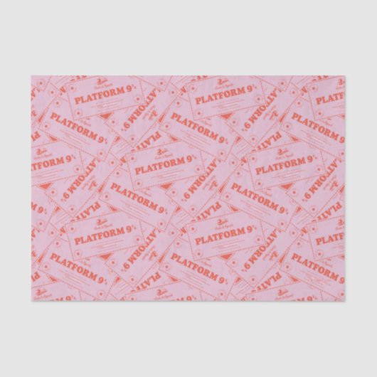 ハリーポッター™ |プラットフォー9 3/4列車チケット 薄葉紙 (正面)