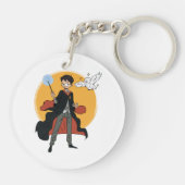 ハリーポッター™ヘドウィグイラストレーション キーホルダー (裏面)