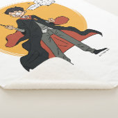 ハリーポッター™ヘドウィグイラストレーション シェルパブランケット (3/4)